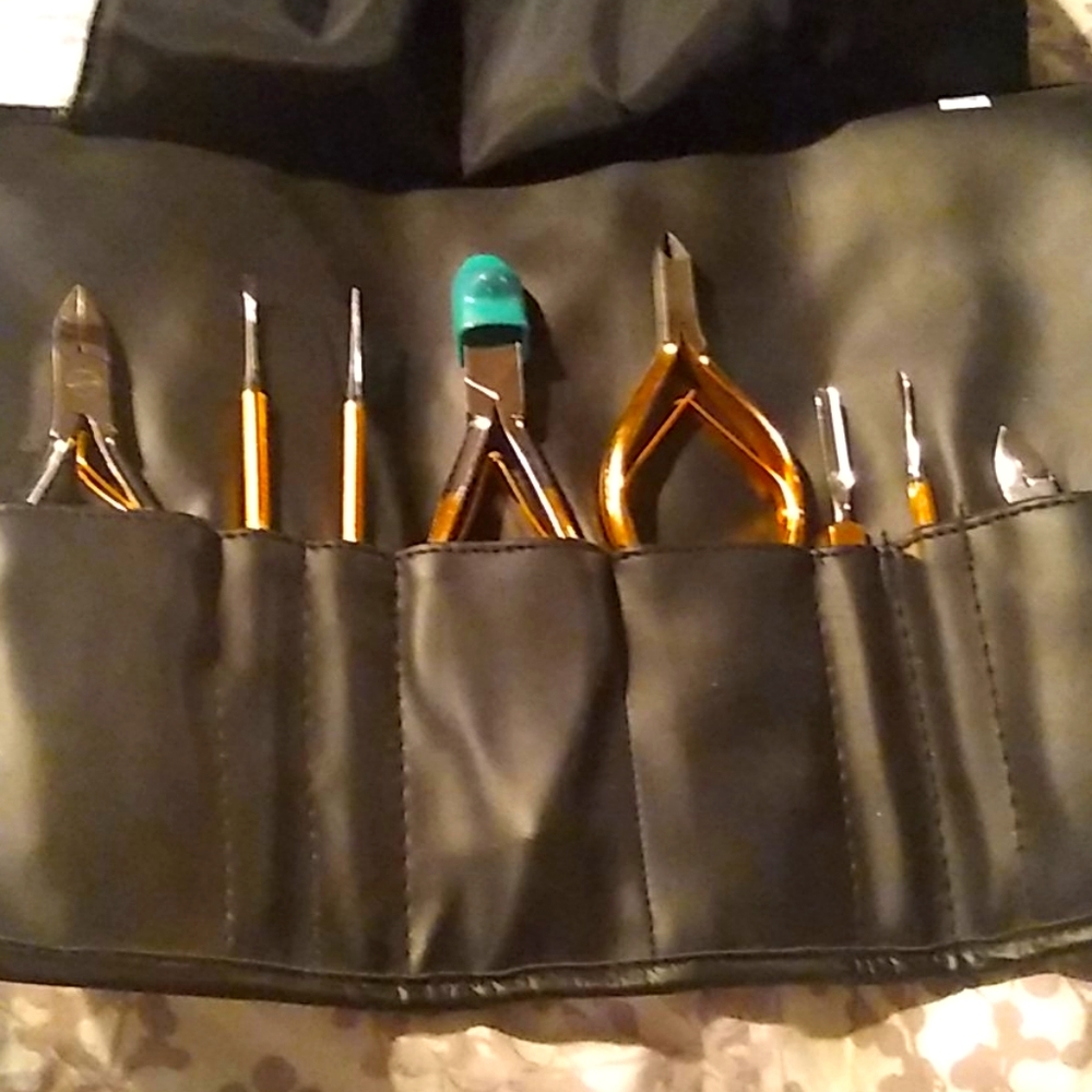 Flamingo manicure set